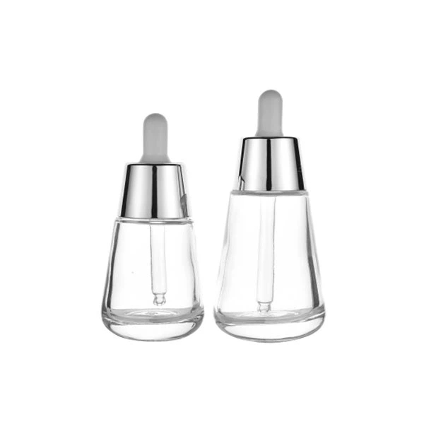 Cosmetic Glass Irregular Dropper Bottle
