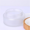 Round Bamboo Cap Glass Jars
