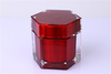 Metallic Red Prismatic Acrylic Jar