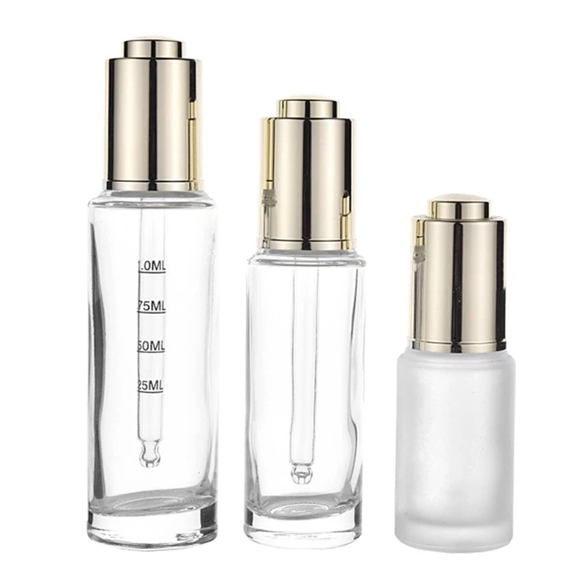 Cosmetic glass dropper bottle in the application field of cosmetic packaging industry