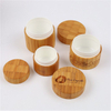 Bamboo Plastic Cream Jars