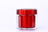 Metallic Red Prismatic Acrylic Jar