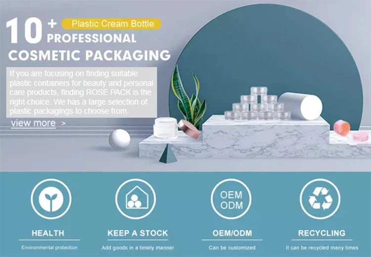 Cosmetic Plastic Jar Manufacturer in China
