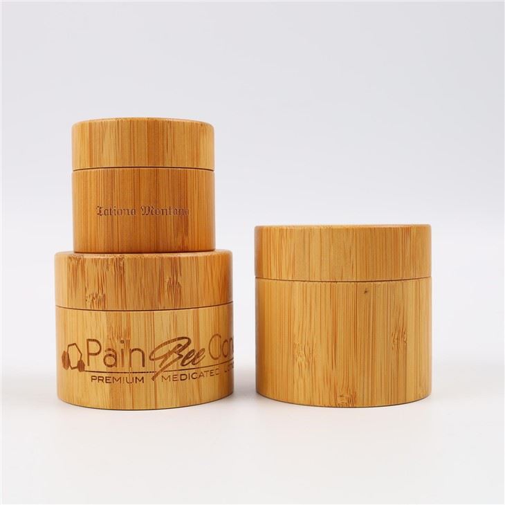 Bamboo Plastic Cream Jars
