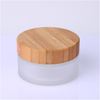 Round Bamboo Cap Glass Jars