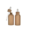 Bamboo Glass Lotion Bottles
