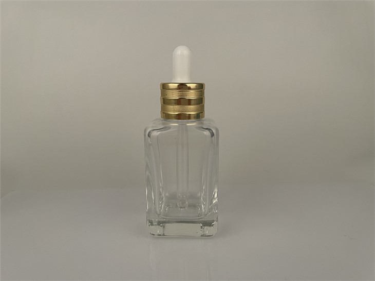 Square Essential Oil Glass Bottle