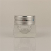 Square Glass Cream Jar