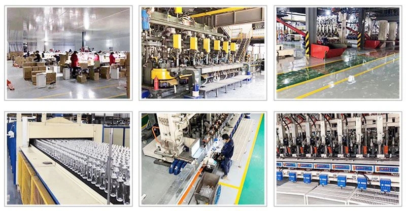 Workshop for cosmetic glass bottle