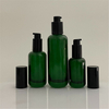 Green Glass Cosmetic Packaging Set