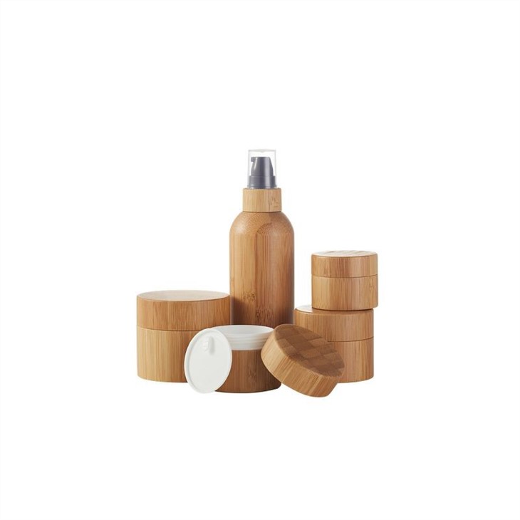 Bamboo Plastic Lotion Bottles