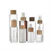 Bamboo Glass Lotion Bottles