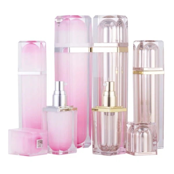 Luxury Square Acrylic Bottle Set
