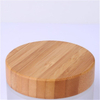 Round Bamboo Cap Glass Jars