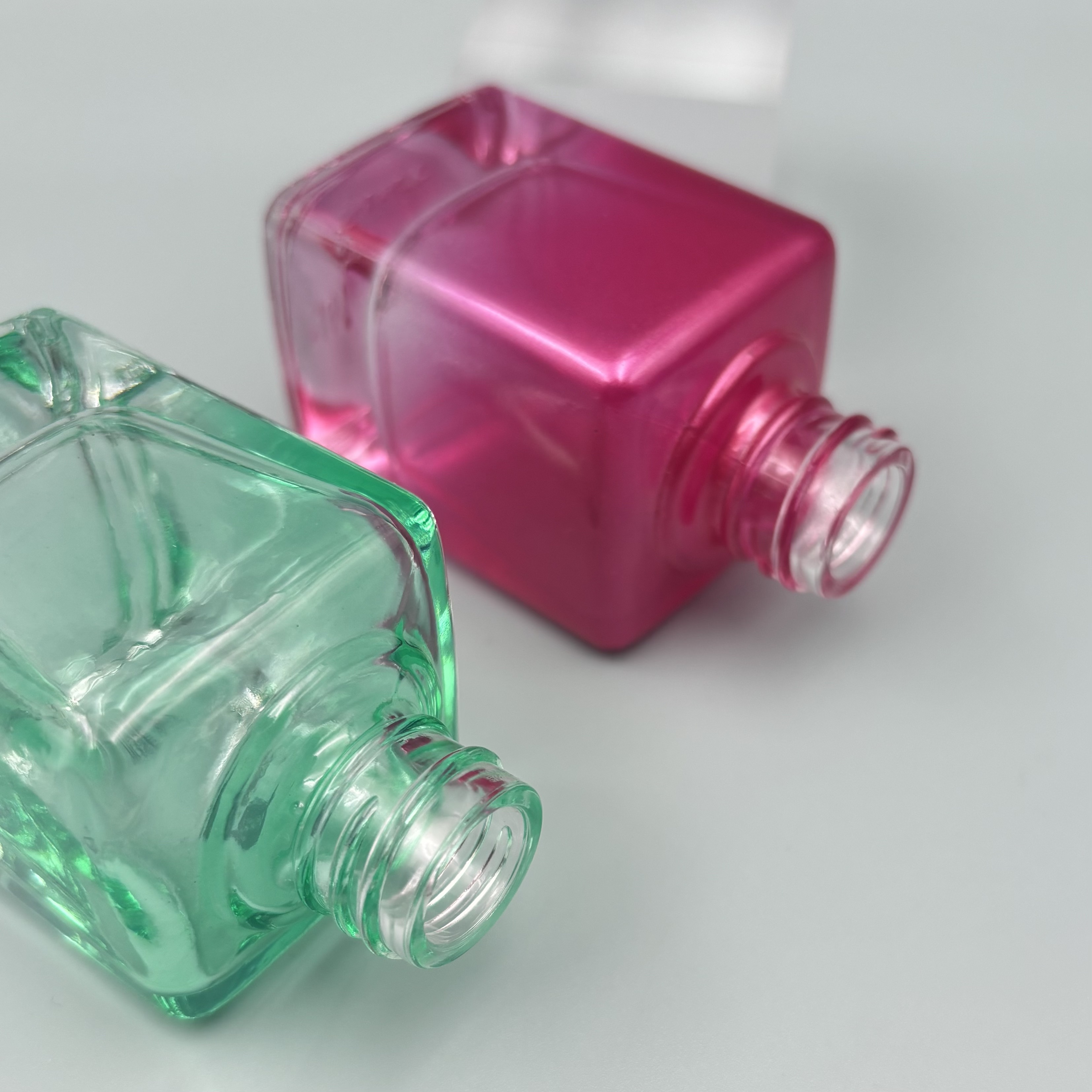 30ml Colored Glass Square Dropper Bottle
