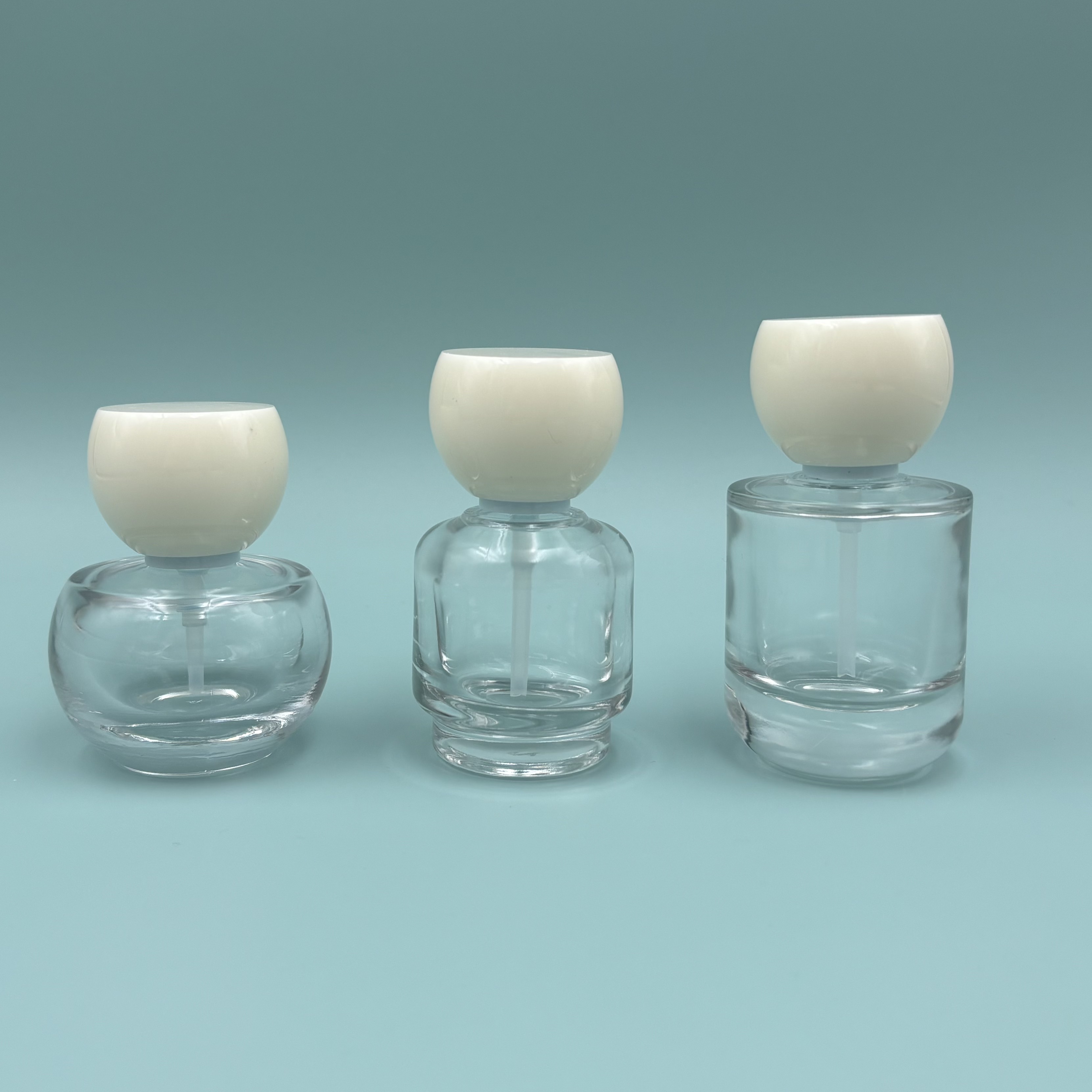 20ml Unique Glass Pump Bottle