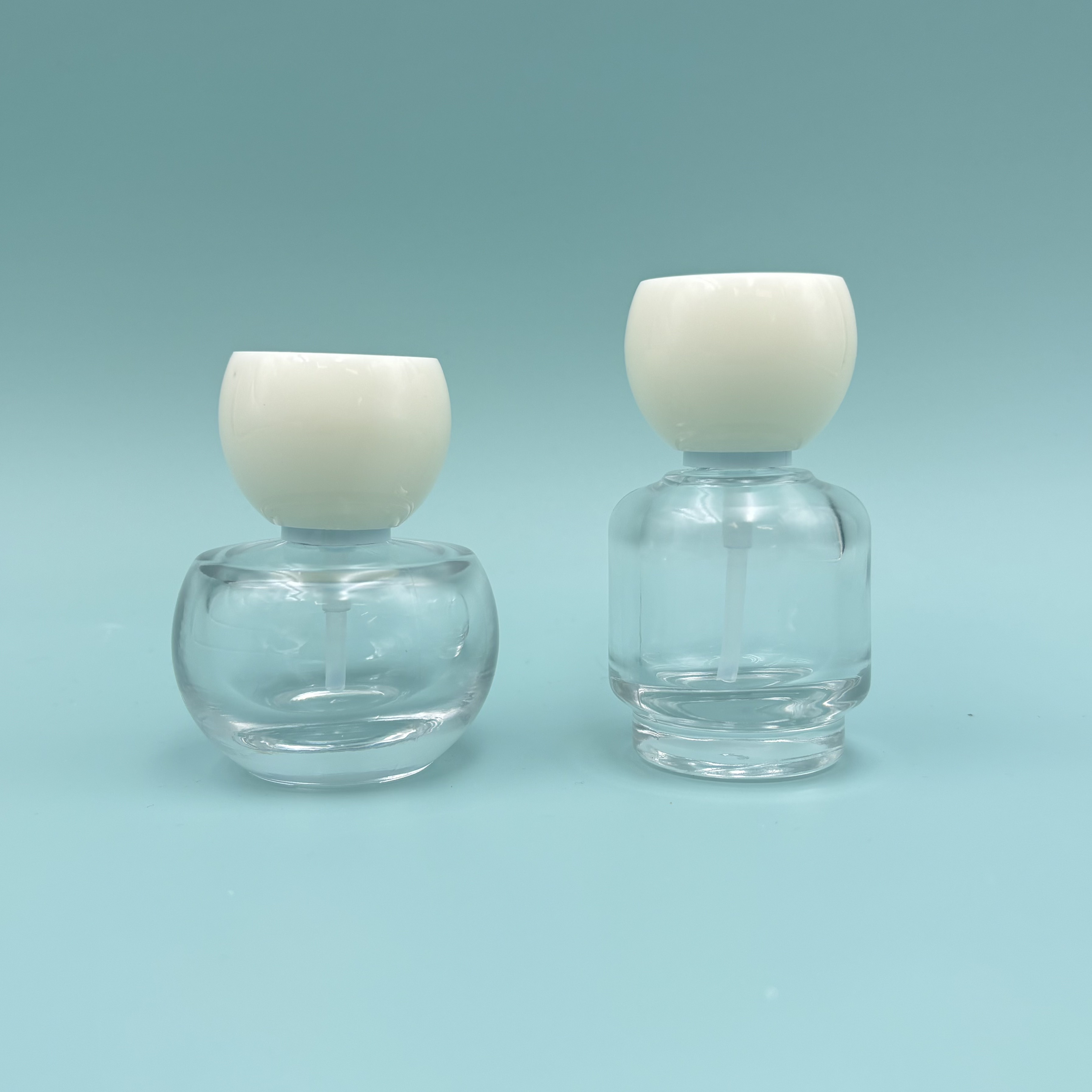 20ml Unique Glass Pump Bottle