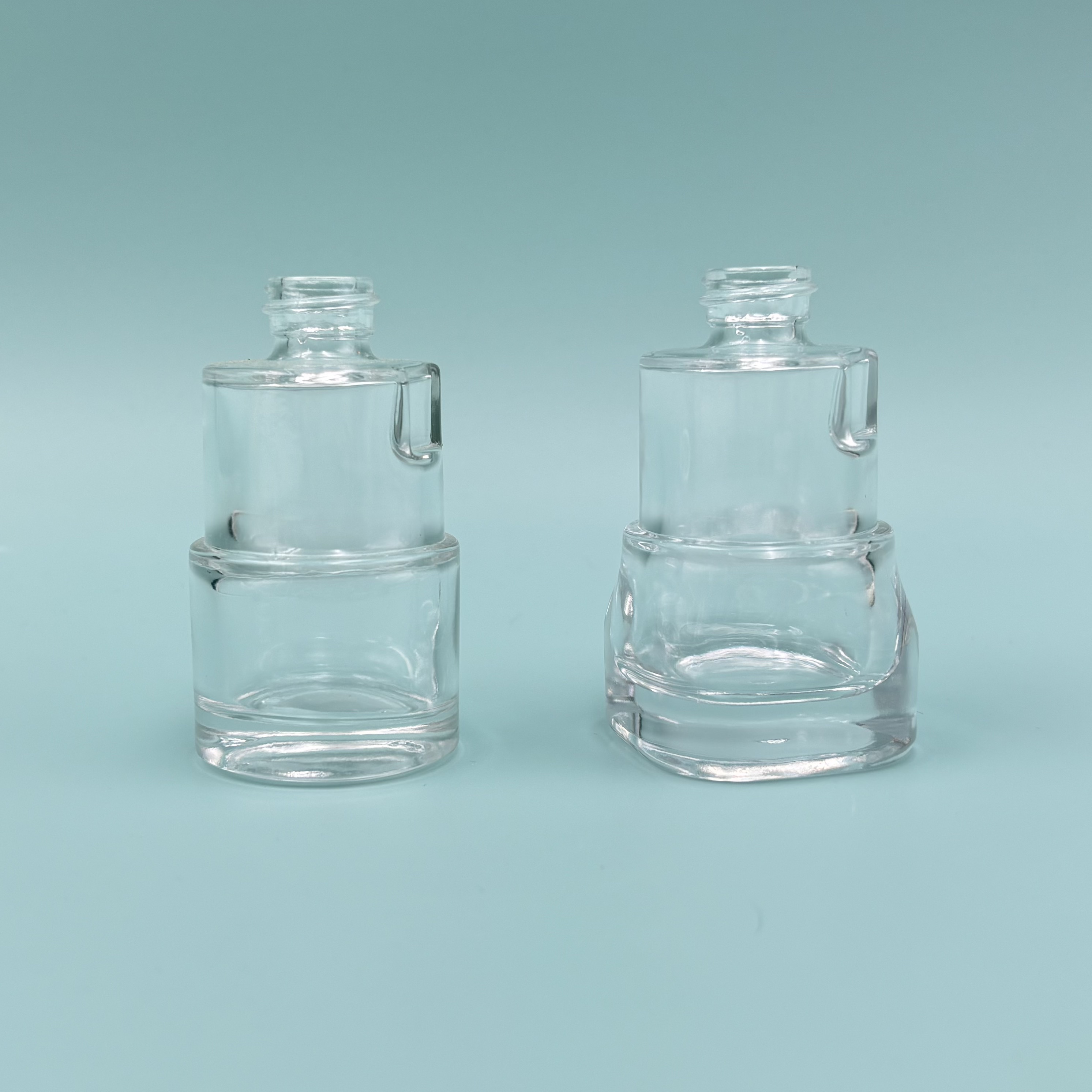 30ml Clear Glass Pump Bottle