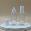 50ml Square Glass Pump Bottle