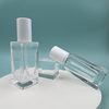 30ml Clear Glass Square Pump Bottle