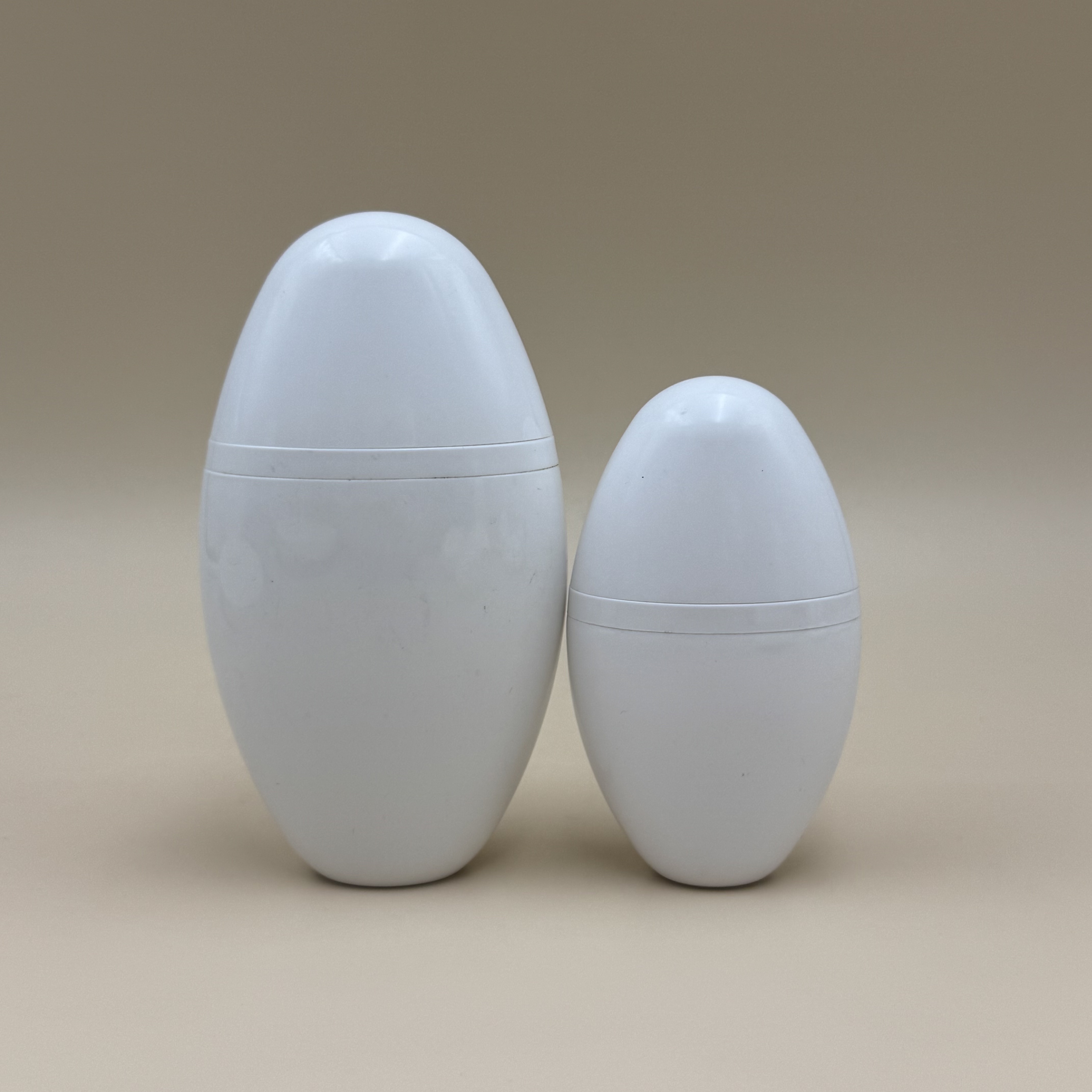 Egg-Shaped Plastic Bottles