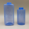 200ml/500ml Nail Polish Remover Packaging Transparent Blue Plastic Bottle