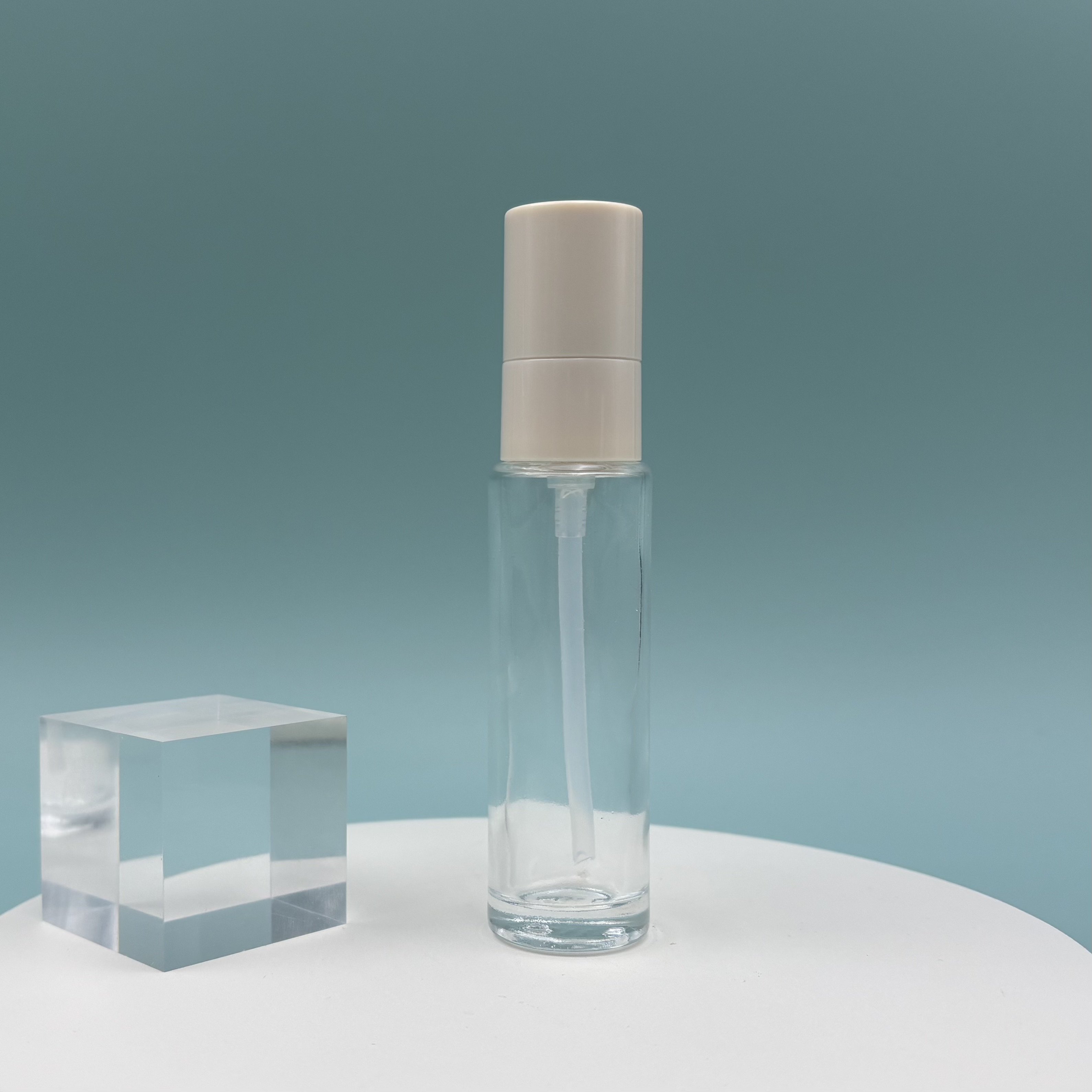 35ml Glass Bottle with Plastic Pump Head