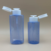 200ml/500ml Nail Polish Remover Packaging Transparent Blue Plastic Bottle