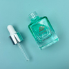 30ml Colored Glass Square Dropper Bottle