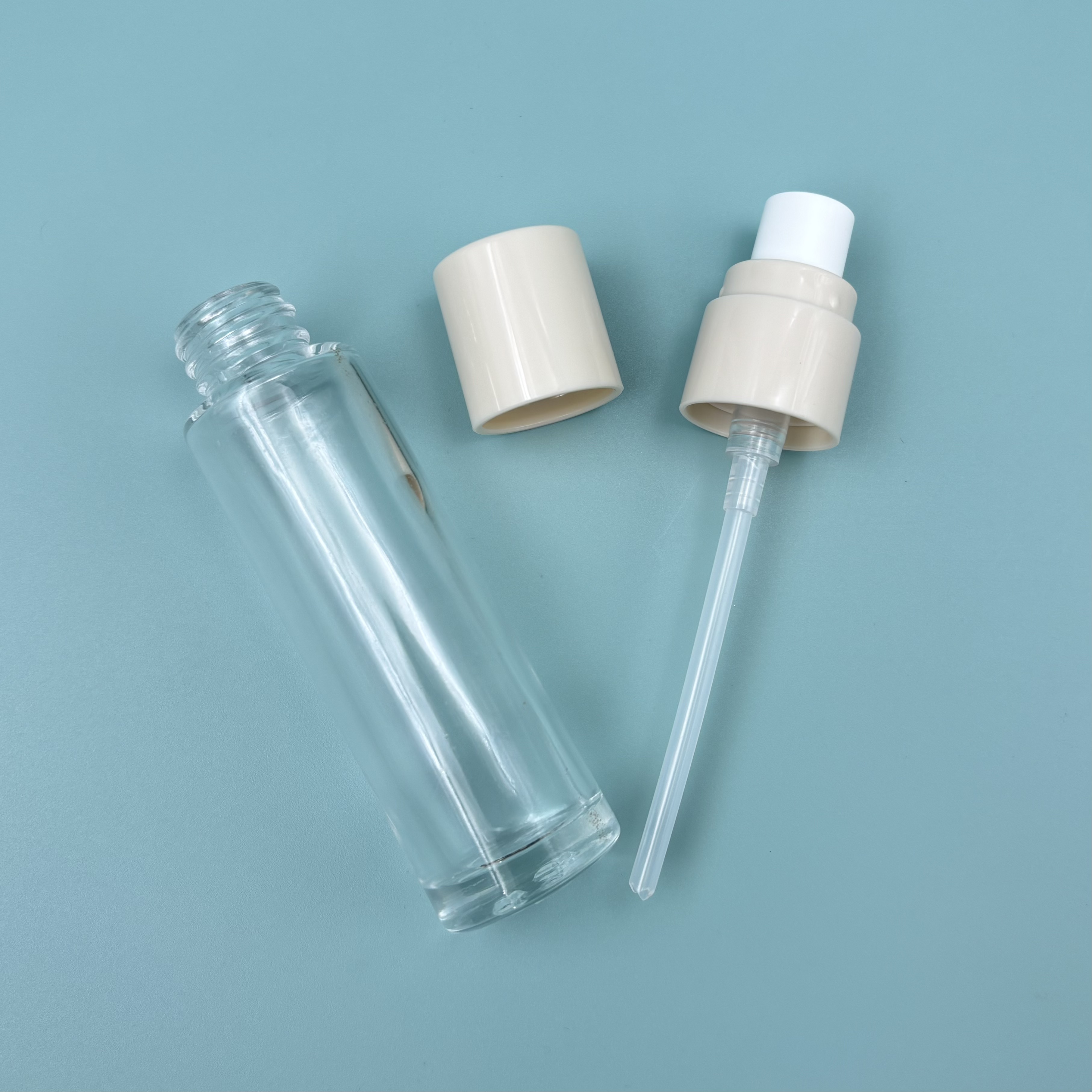 35ml Glass Bottle with Plastic Pump Head