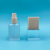 30ml Frosted Square Glass Pump Bottle