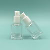 20ml Clear Square Glass Bottle