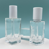 30ml Clear Glass Square Pump Bottle