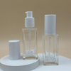 50ml Square Glass Bottle with Lotion Pump