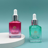 30ml Colored Glass Square Dropper Bottle