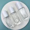 30ml Clear Glass Square Pump Bottle