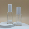 50ml Square Glass Bottle with Lotion Pump