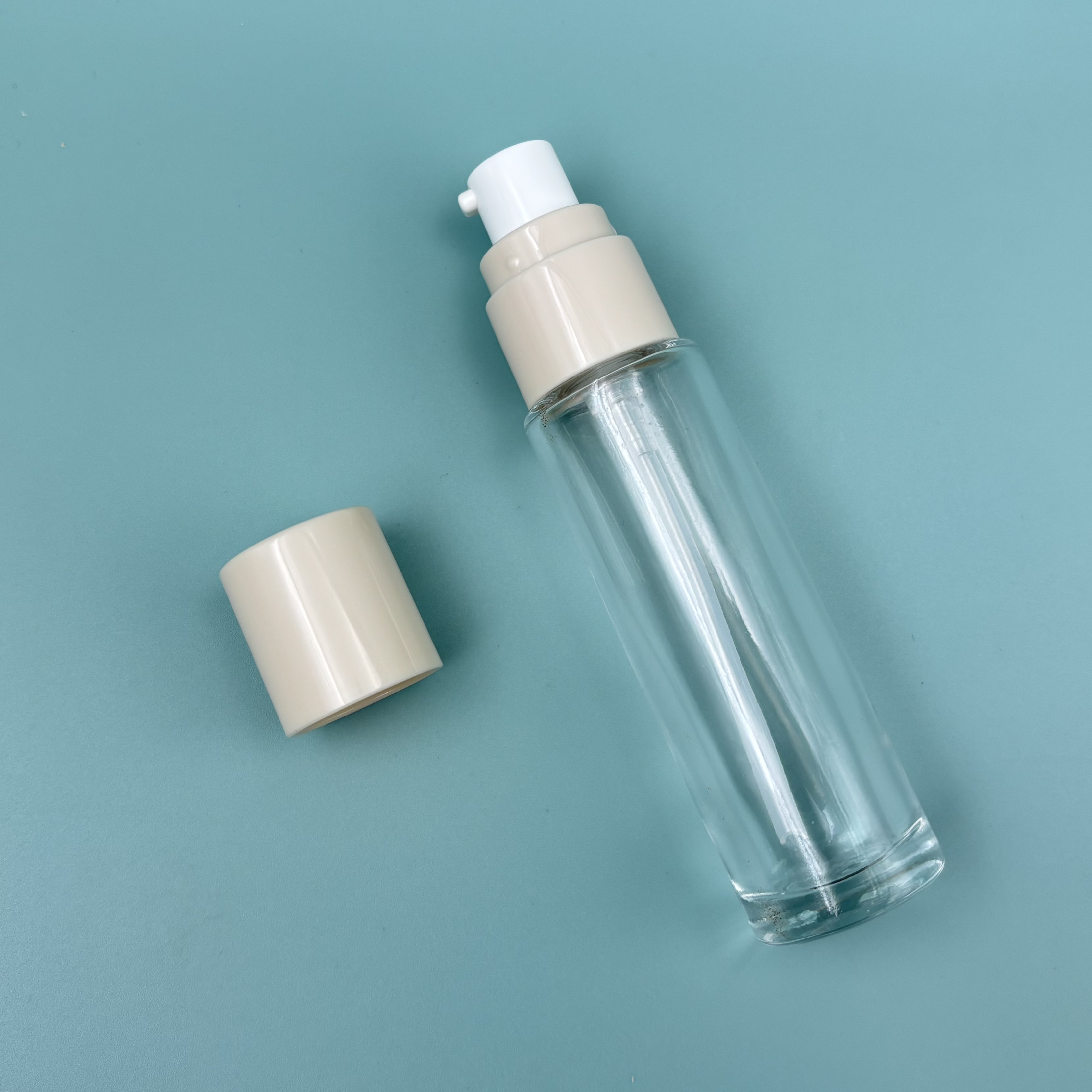 35ml Glass Bottle with Plastic Pump Head