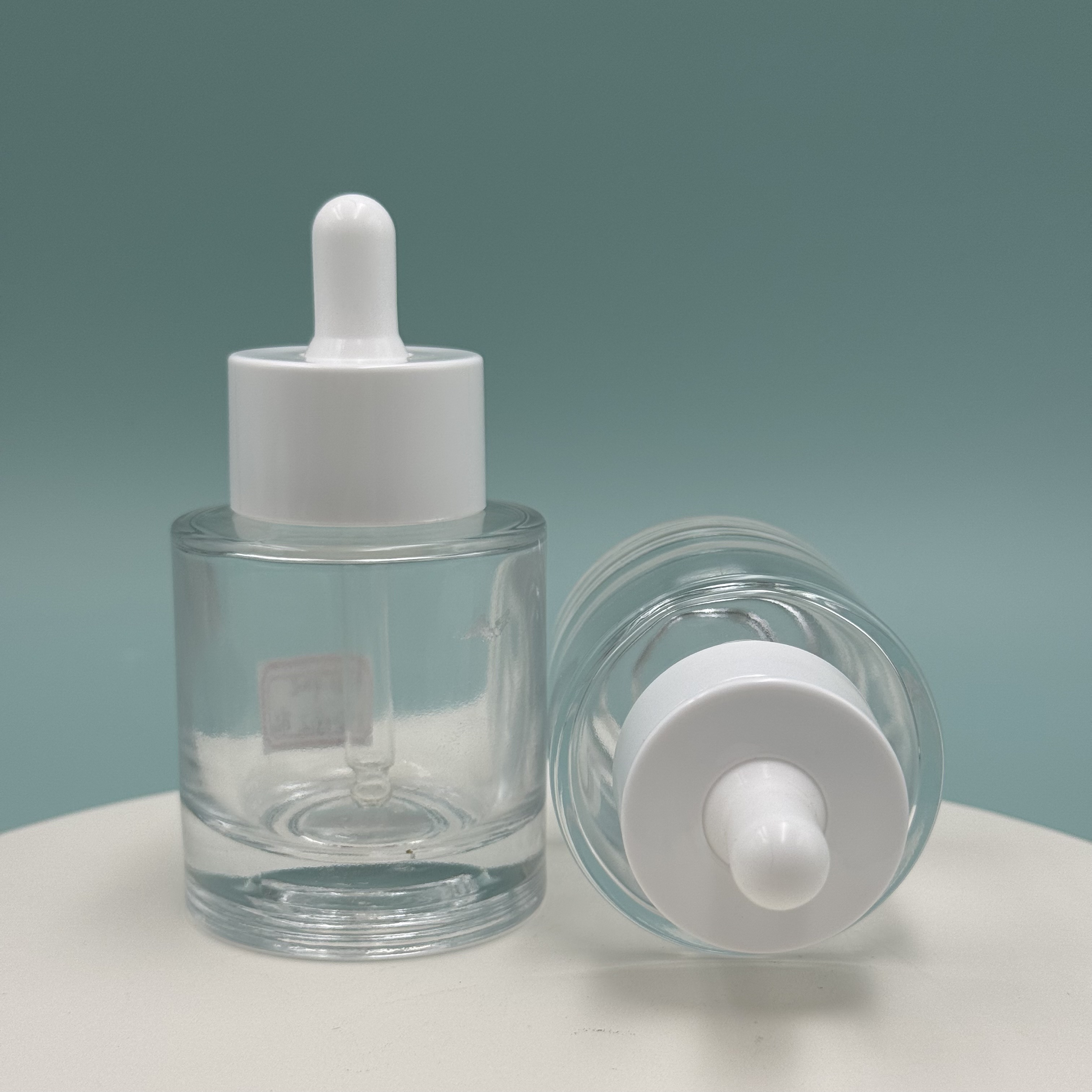 Big Collar Dropper Glass Bottle