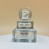 100ml Clear Glass Square Bamboo Dropper Bottle