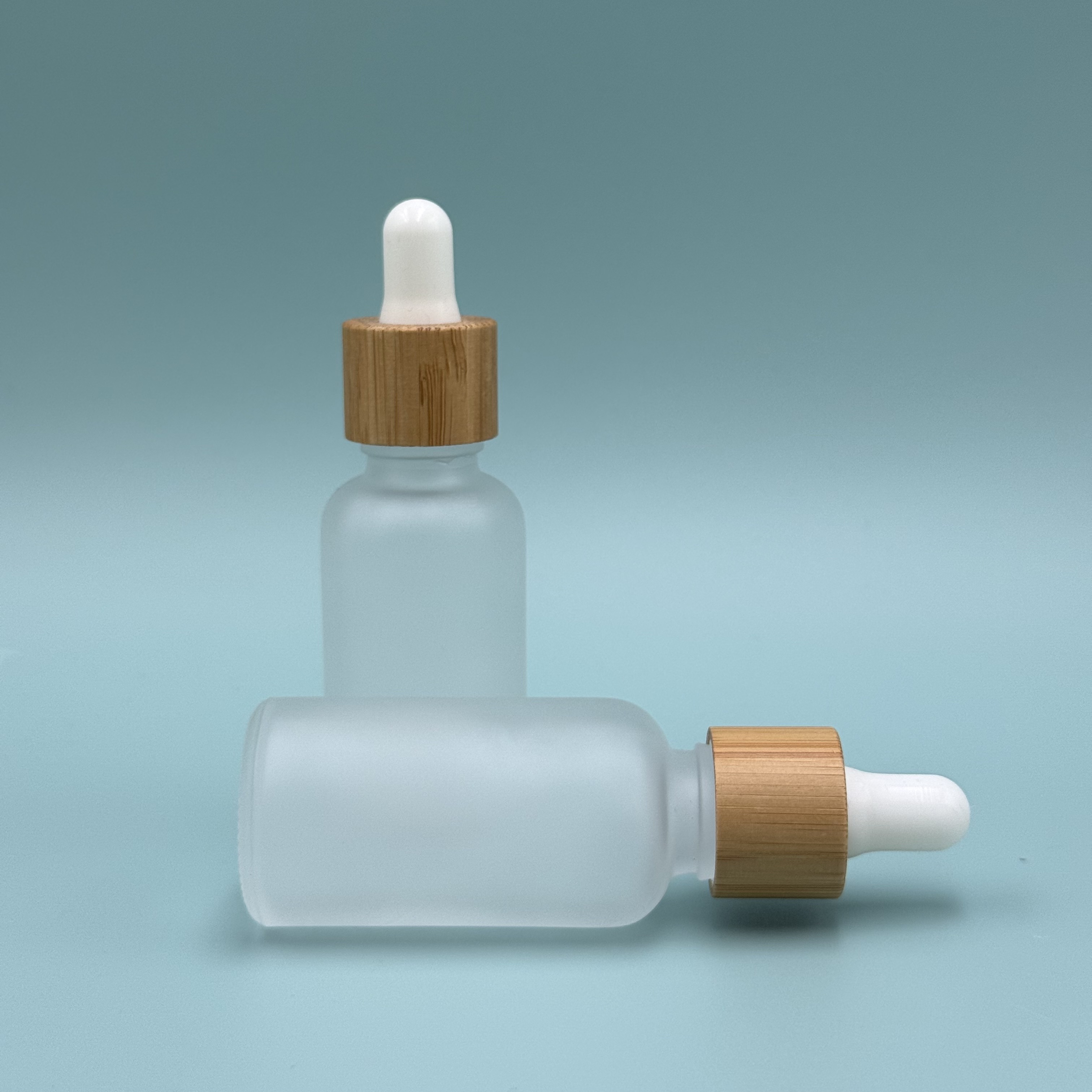 30ml Bamboo Collar Glass Bottle
