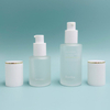 Luxury Frosted Glass Skincare Bottle Set