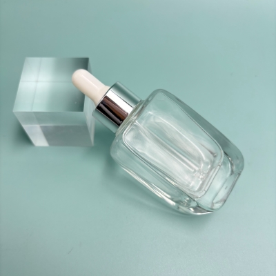 40ml Glass Square Dropper Bottle