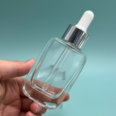 40ml Glass Square Dropper Bottle