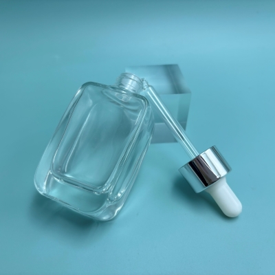 40ml Glass Square Dropper Bottle