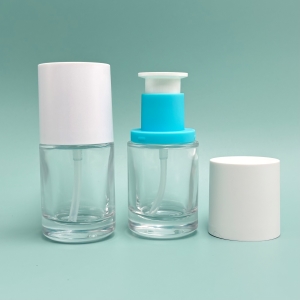 30ml Press Pump Glass Bottle 