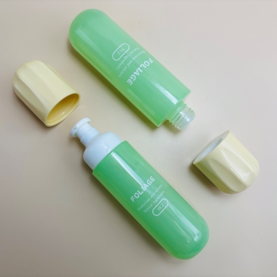 Unique Round‑Cap Green Skincare Packaging Set