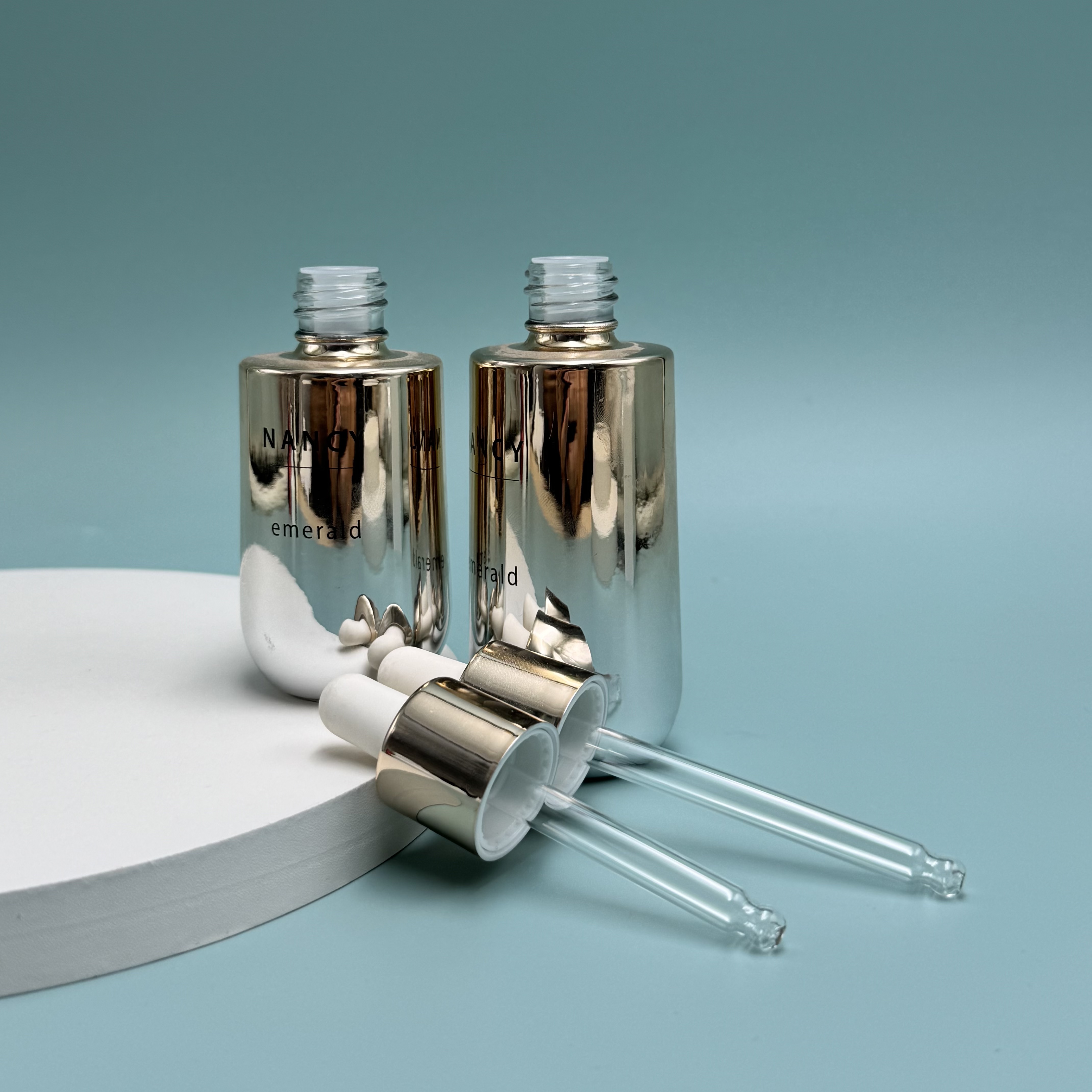 30ml 50ml Round Glass Dropper Bottle
